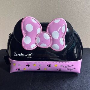 Minnie Mouse Pink and Black Make-Up Bag